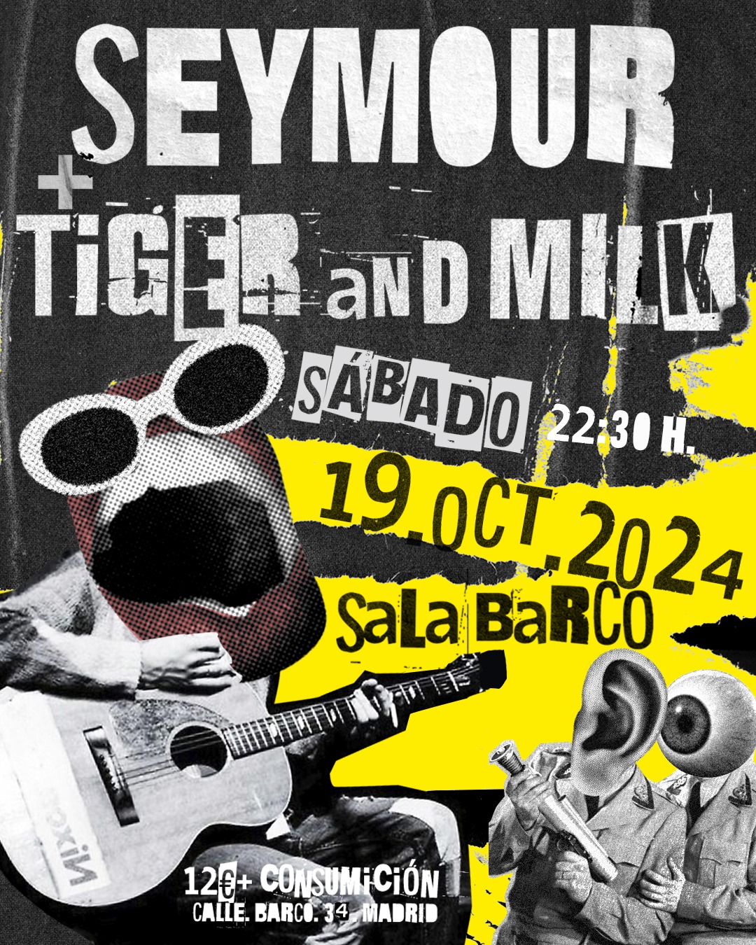 SEYMOUR + TIGER AND MILK y el indie rock y pop