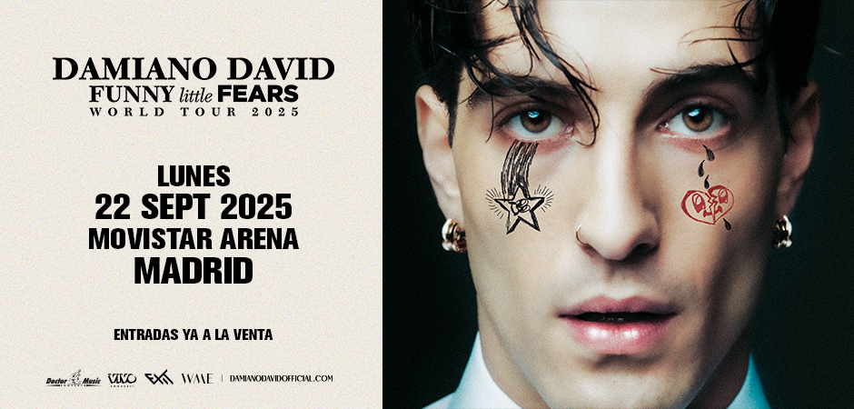 DAMIANO DAVID WORLD TOUR 2025